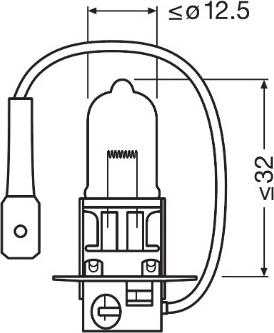 Osram 64151-01B - Lámpara, faro de carretera parts5.com