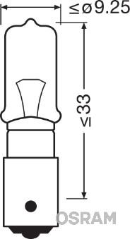 Osram 64138 - Лампа накаливания, фонарь указателя поворота parts5.com