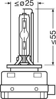 Osram 66340CBN - Лампа накаливания, фара дальнего света parts5.com