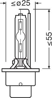 Osram 66240CBN-HCB - Лампа накаливания, фара дальнего света parts5.com