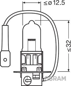 Osram 64151NL - Lámpara, faro de carretera parts5.com