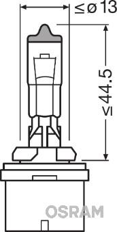 Osram 881 - Lámpara, faro principal parts5.com