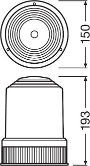 Osram RBL101 - Проблесковый маячок parts5.com