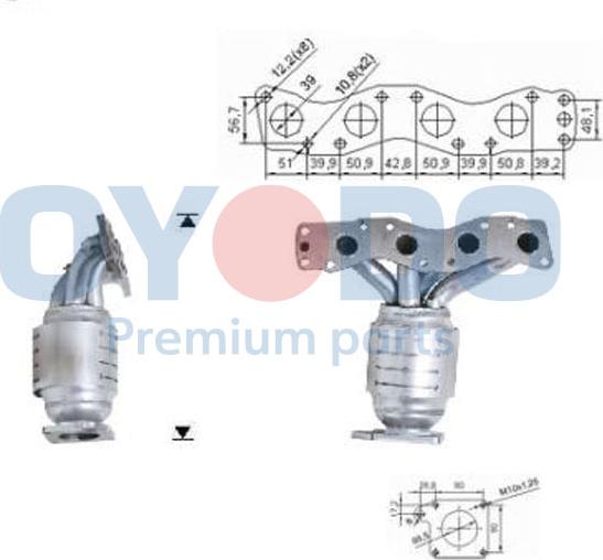 Oyodo 10N0159-OYO - Катализатор parts5.com