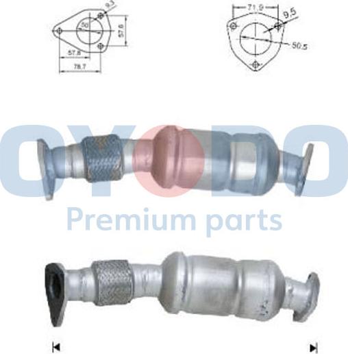 Oyodo 20N0015-OYO - Катализатор parts5.com