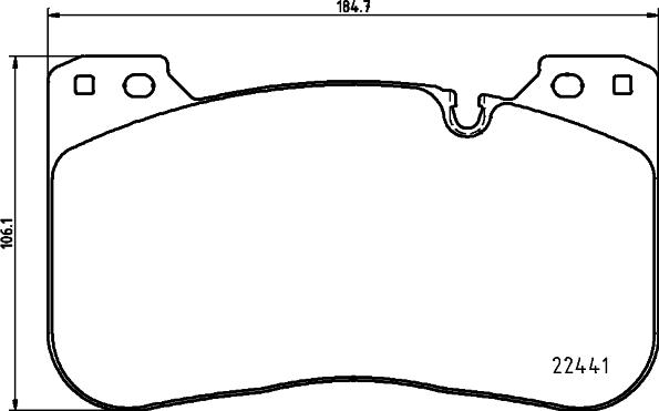 BMW 34107886853 - Тормозные колодки, дисковые, комплект parts5.com