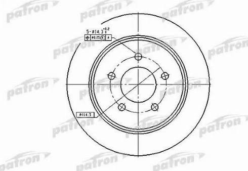 Jeep 2AMV8411AA - Тормозной диск parts5.com