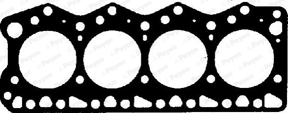 Payen BX411 - Gasket, cylinder head parts5.com