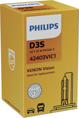 PHILIPS 42403VIC1 - Лампа накаливания, фара дальнего света parts5.com