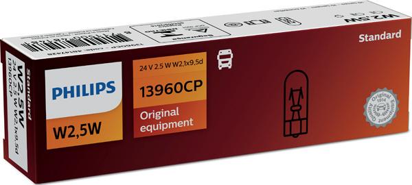 PHILIPS 13960CP - Лампа накаливания, освещение щитка приборов parts5.com