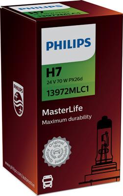 PHILIPS 13972MLC1 - Лампа накаливания, фара дальнего света parts5.com