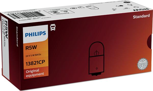 PHILIPS 13821CP - Лампа накаливания, фонарь указателя поворота parts5.com