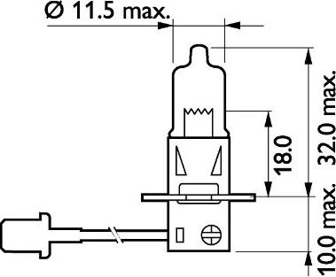 PHILIPS 13336MDC1 - Лампа накаливания, фара дальнего света parts5.com