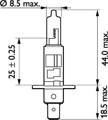 PHILIPS 13258MDB1 - Лампа накаливания, фара дальнего света parts5.com