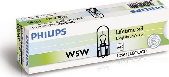 PHILIPS 12961LLECOCP - Лампа накаливания, фонарь указателя поворота parts5.com