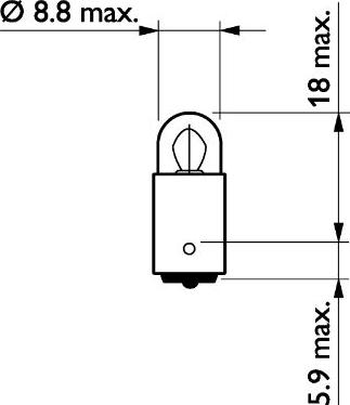 PHILIPS 12910CP - Лампа накаливания, фонарь установленный в двери parts5.com