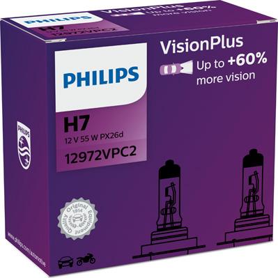 PHILIPS 12972VPC2 - Лампа накаливания, фара дальнего света parts5.com