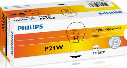 PHILIPS 12498CP - Лампа накаливания, фонарь указателя поворота parts5.com