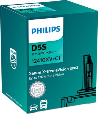 PHILIPS 12410XV+C1 - Лампа накаливания, фара дальнего света parts5.com