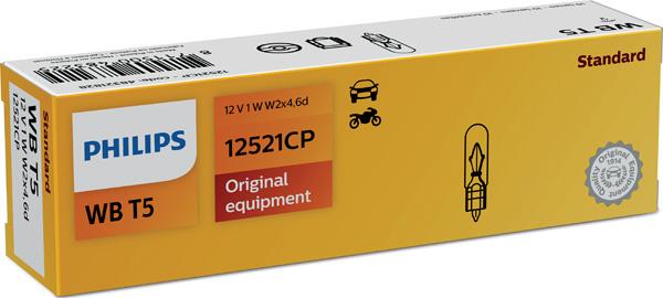 PHILIPS 12521CP - Лампа накаливания, освещение салона parts5.com