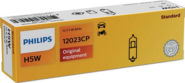 PHILIPS 12023CP - Лампа накаливания, фонарь освещения номерного знака parts5.com