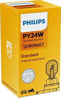 PHILIPS 12190NAC1 - Лампа накаливания, фонарь указателя поворота parts5.com