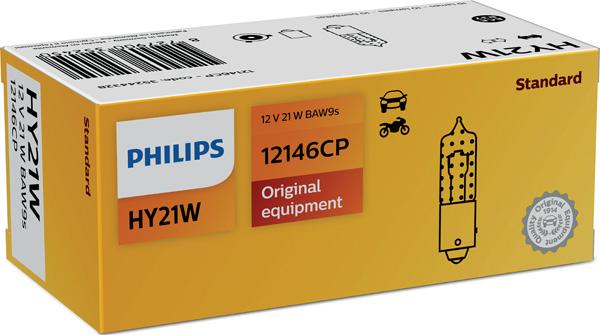 PHILIPS 12146CP - Лампа накаливания, фонарь указателя поворота parts5.com