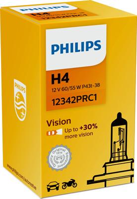 PHILIPS 12342PRC1 - Лампа накаливания, фара дальнего света parts5.com