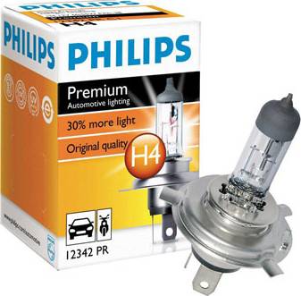 PHILIPS 12342PR - Lámpara, faro antiniebla parts5.com