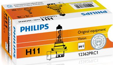 PHILIPS 12362PRC1 - Лампа накаливания, фара дальнего света parts5.com