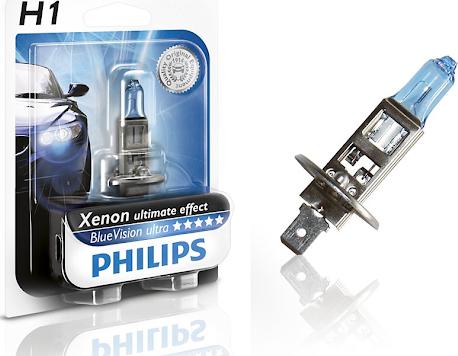 PHILIPS 12258BVUB1 - Лампа накаливания, фара с автоматической системой стабилизации parts5.com