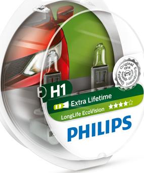 PHILIPS 12258LLECOS2 - Lámpara, faro de carretera parts5.com