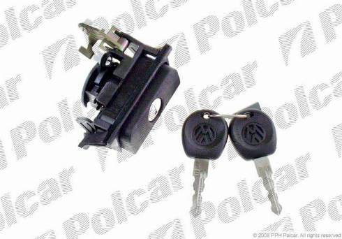 Polcar 9538Z15 - Замок задней двери parts5.com