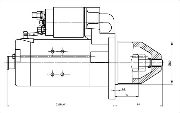 Prestolite Electric 861036 - Стартер parts5.com