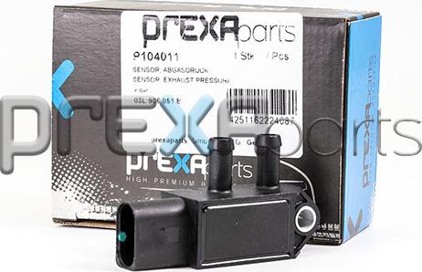 PREXAparts P104011 - Датчик, давление выхлопных газов parts5.com