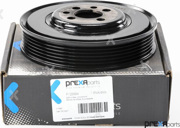 PREXAparts P125004 - Шкив коленчатого вала parts5.com