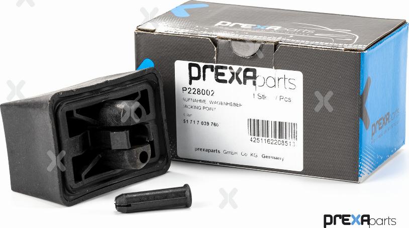 PREXAparts P228002 - Крепление, автомобильный домкрат parts5.com