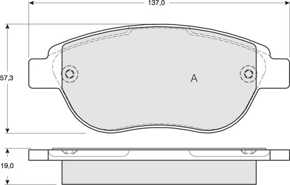 INTERBRAKE PD3316 - Тормозные колодки, дисковые, комплект parts5.com