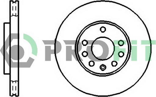 Blue Print ADW194312 - Тормозной диск parts5.com