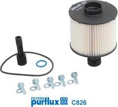 Purflux C826 - Топливный фильтр parts5.com