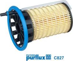 Purflux C827 - Топливный фильтр parts5.com