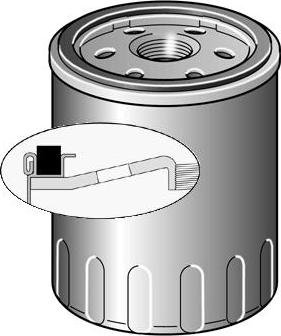 Purflux LS547 - Oil Filter parts5.com