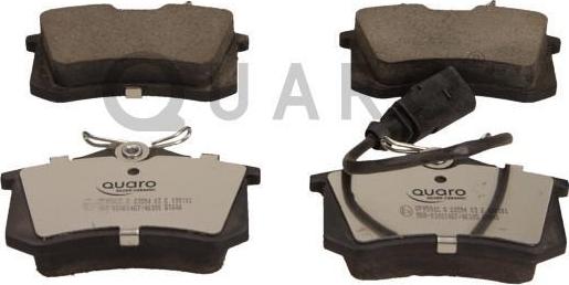 QUARO QP9596C - Brake Pad Set, disc brake parts5.com