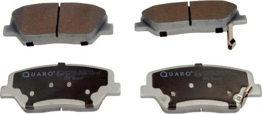 QUARO QP9666 - Тормозные колодки, дисковые, комплект parts5.com