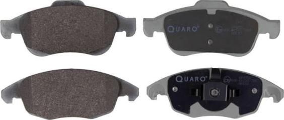 QUARO QP4552 - Тормозные колодки, дисковые, комплект parts5.com