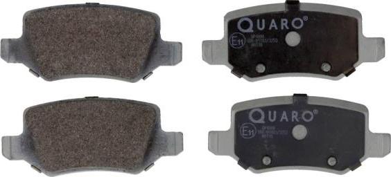 QUARO QP4099 - Тормозные колодки, дисковые, комплект parts5.com