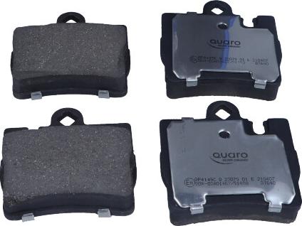 QUARO QP4149C - Тормозные колодки, дисковые, комплект parts5.com