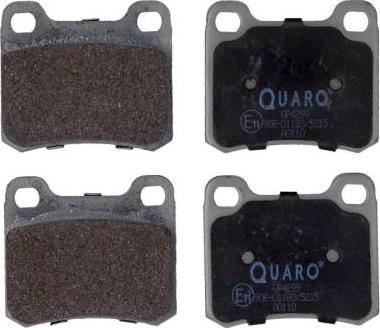 QUARO QP4299 - Тормозные колодки, дисковые, комплект parts5.com