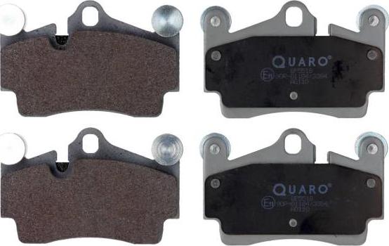 QUARO QP5518 - Тормозные колодки, дисковые, комплект parts5.com