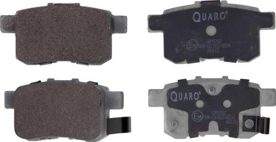 QUARO QP5782 - Тормозные колодки, дисковые, комплект parts5.com